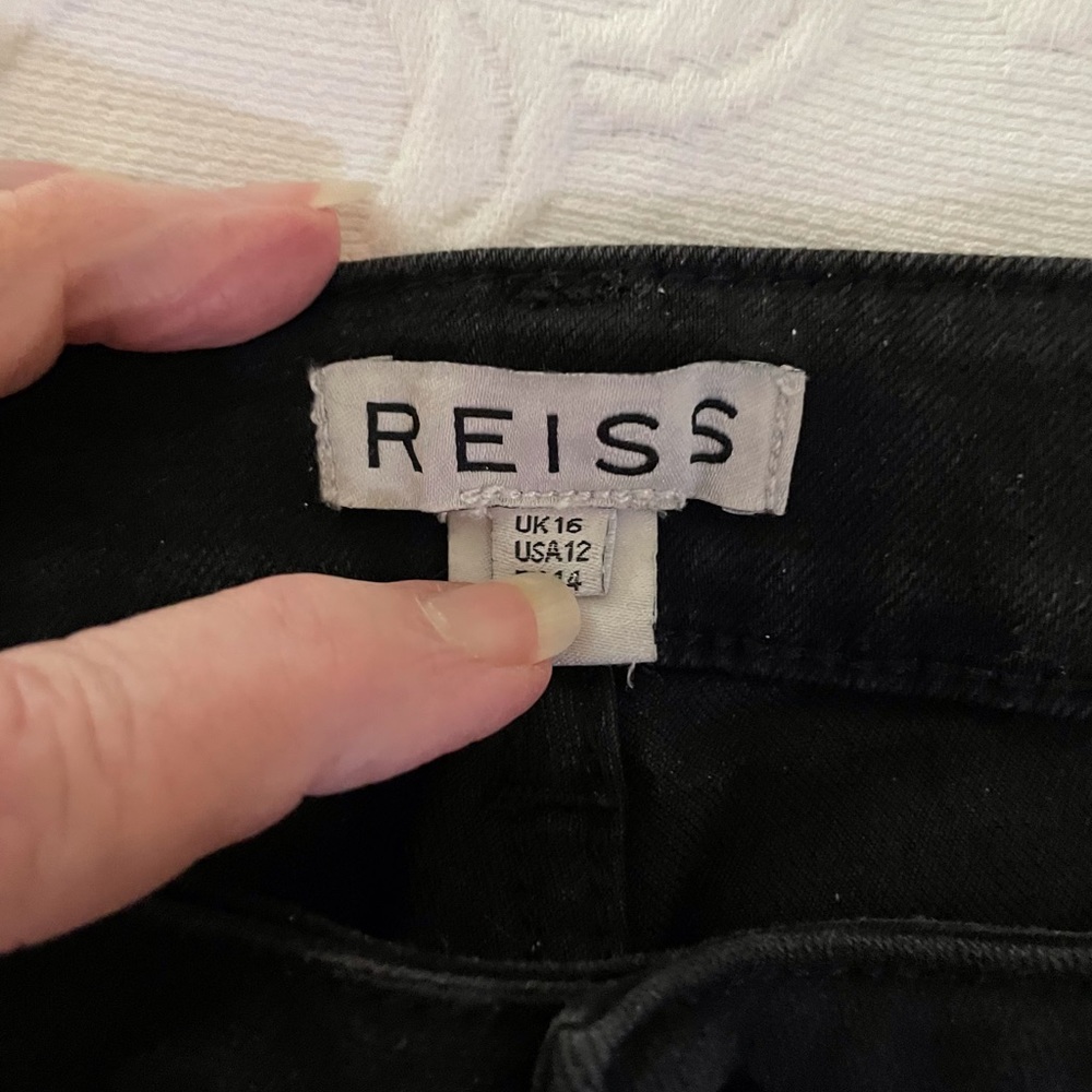 FINAL 💲⬇️ Reiss London black jeans, US12 - Picture 5 of 10